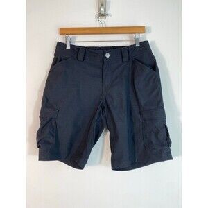 Duluth Trading Co Black Flex Cargo Shorts Size 6 Outdoor Hiking
